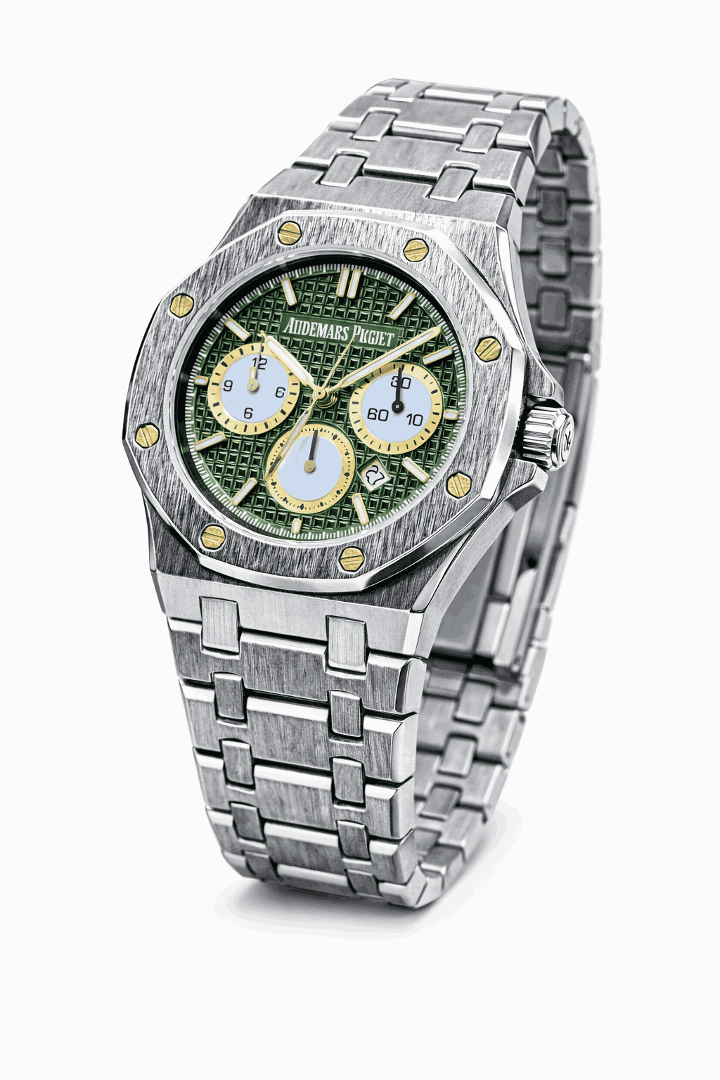 luxury-stainless-steel-chronograph-watch-angled-view