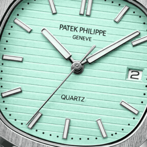 Macro close up of Tiffany Blue Dial