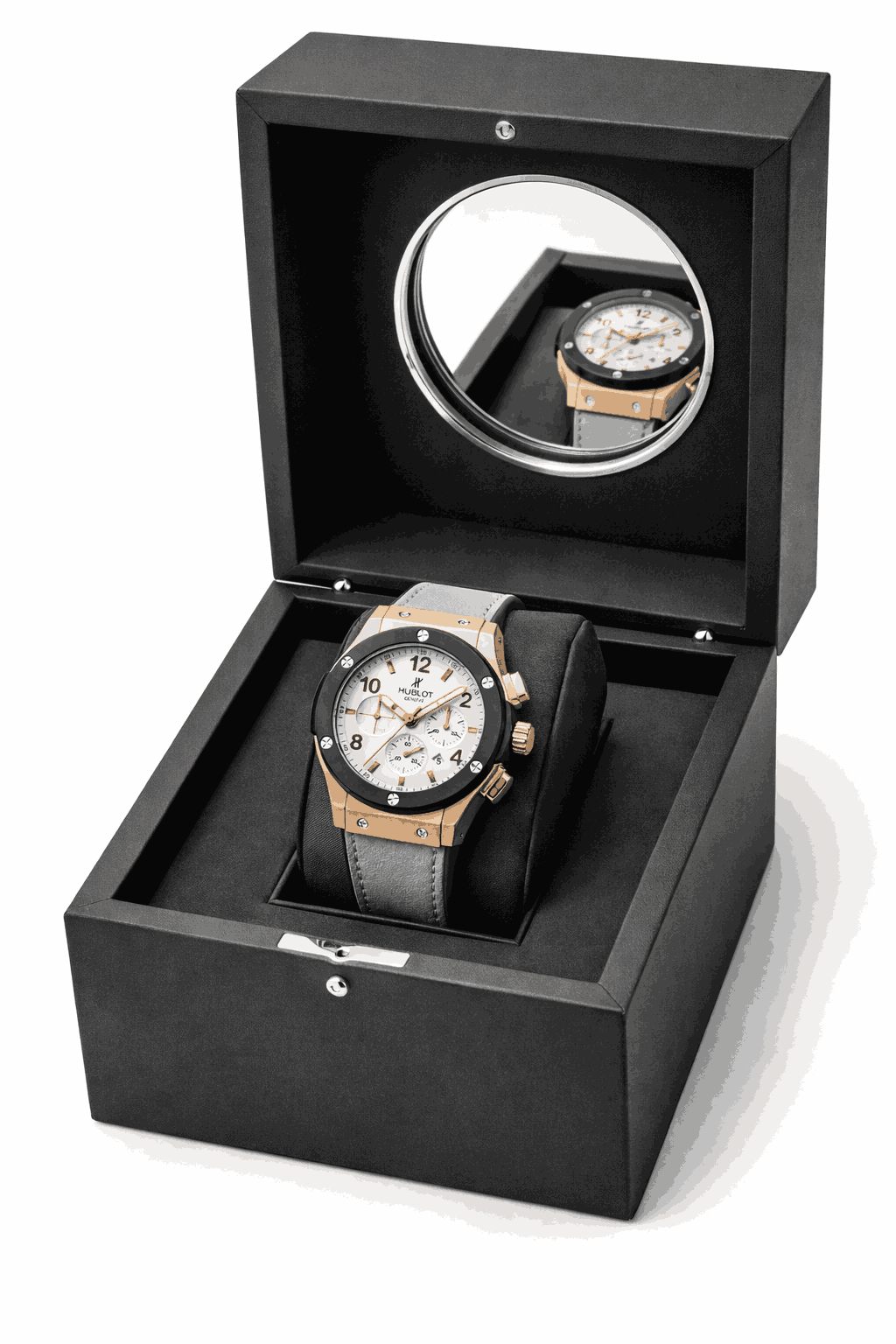 Premium chronograph wristwatch box packaging