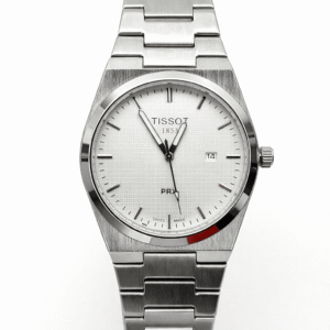 Tissot PRX 1853 White Dial watch-frontal
