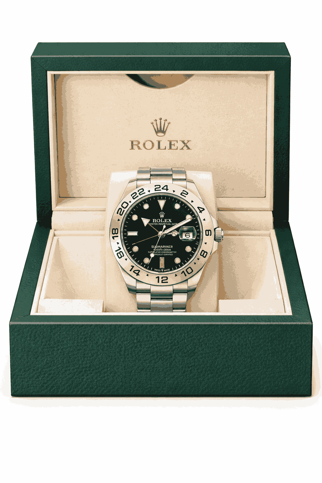 Rolex GMT Master luxury watch with box